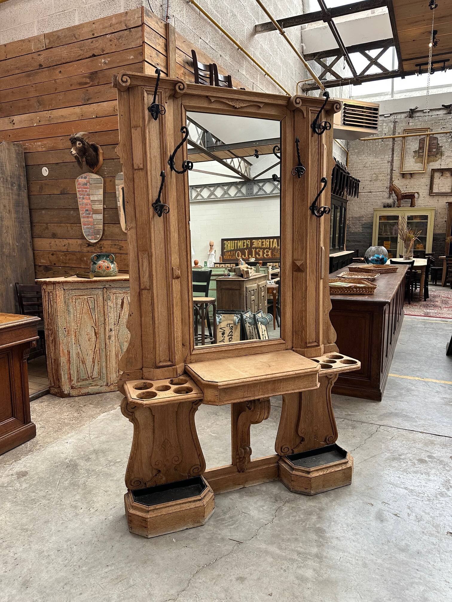 19th century oak entrance hall