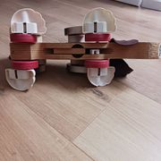 Snoopy wooden pull along dog fisher price