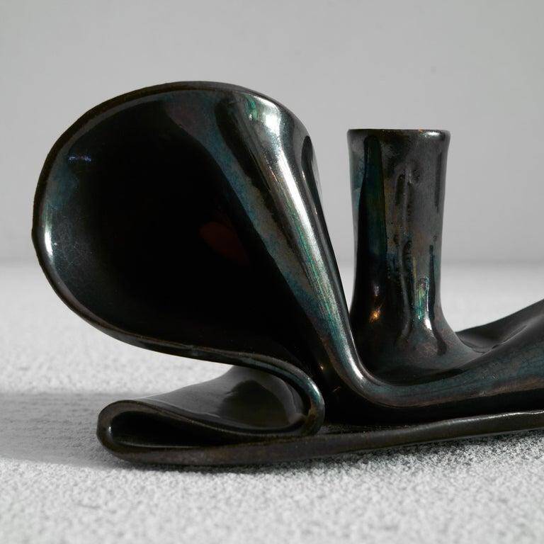 Candle holder Studio Pli metal Freeform