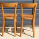 2 BAUMANN chairs No. 21 in light beech