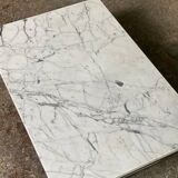 Marble and chrome coffee table, 1970