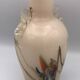 Vase type amphora in blown glass and artistic inclusion 20.5 cm