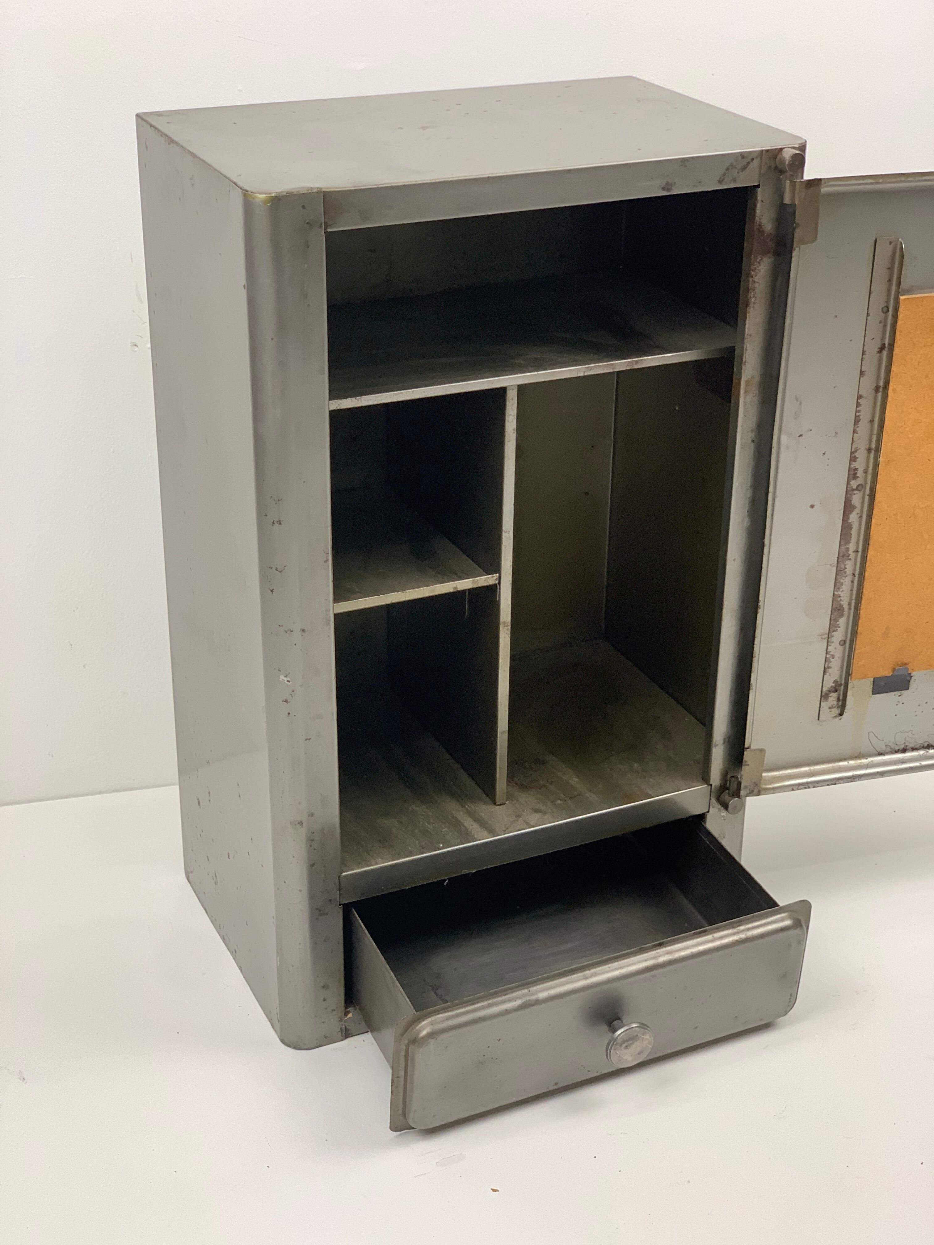Vintage Pharmacy 1960 metal cabinet