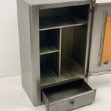 Vintage Pharmacy 1960 metal cabinet