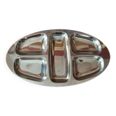Vintage metal compartment dish