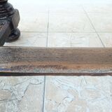 Louis XIII walnut table from the 19th century.