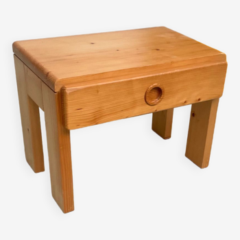 Table chevet en pin