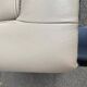 2/3-seater sofa in genuine beige leather by Roche Bobois. Very good condition, great comfort.
