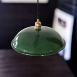 Suspension en opaline verte