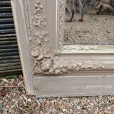 Large antique mirror/wooden frame