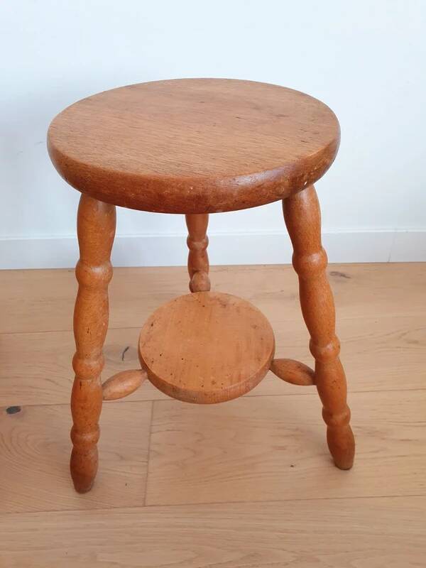 Vintage tripod stools
