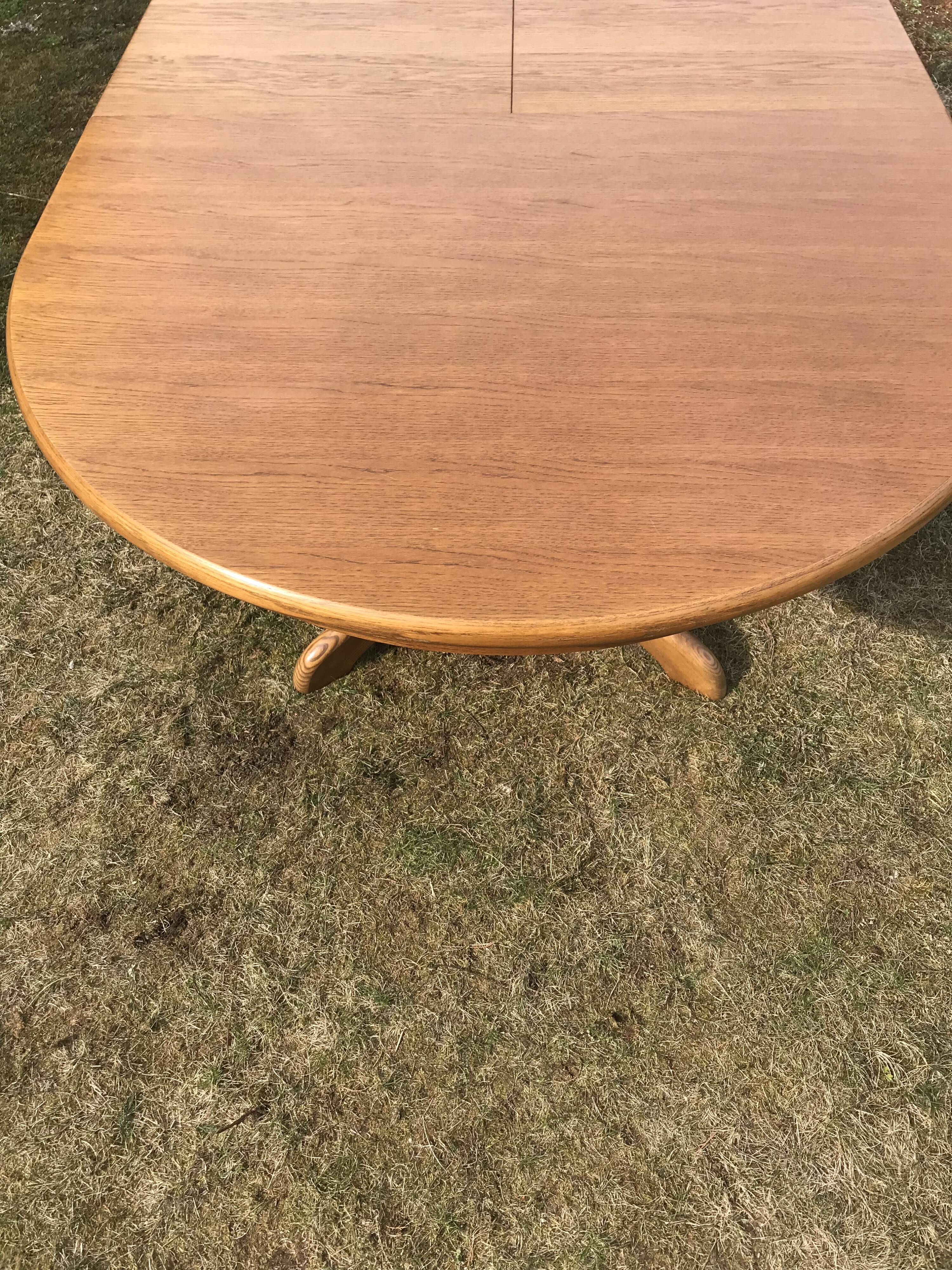 Vintage Scandinavian oval table