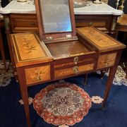 18th-century hairdresser with Louis XVI marquetry decoration.