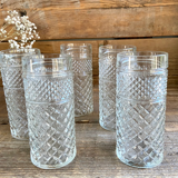 Set of 6 vintage glasses