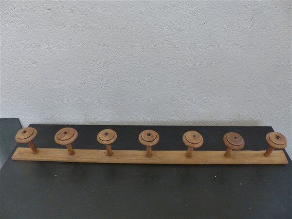 Old coat rack 1900 in vintage wood