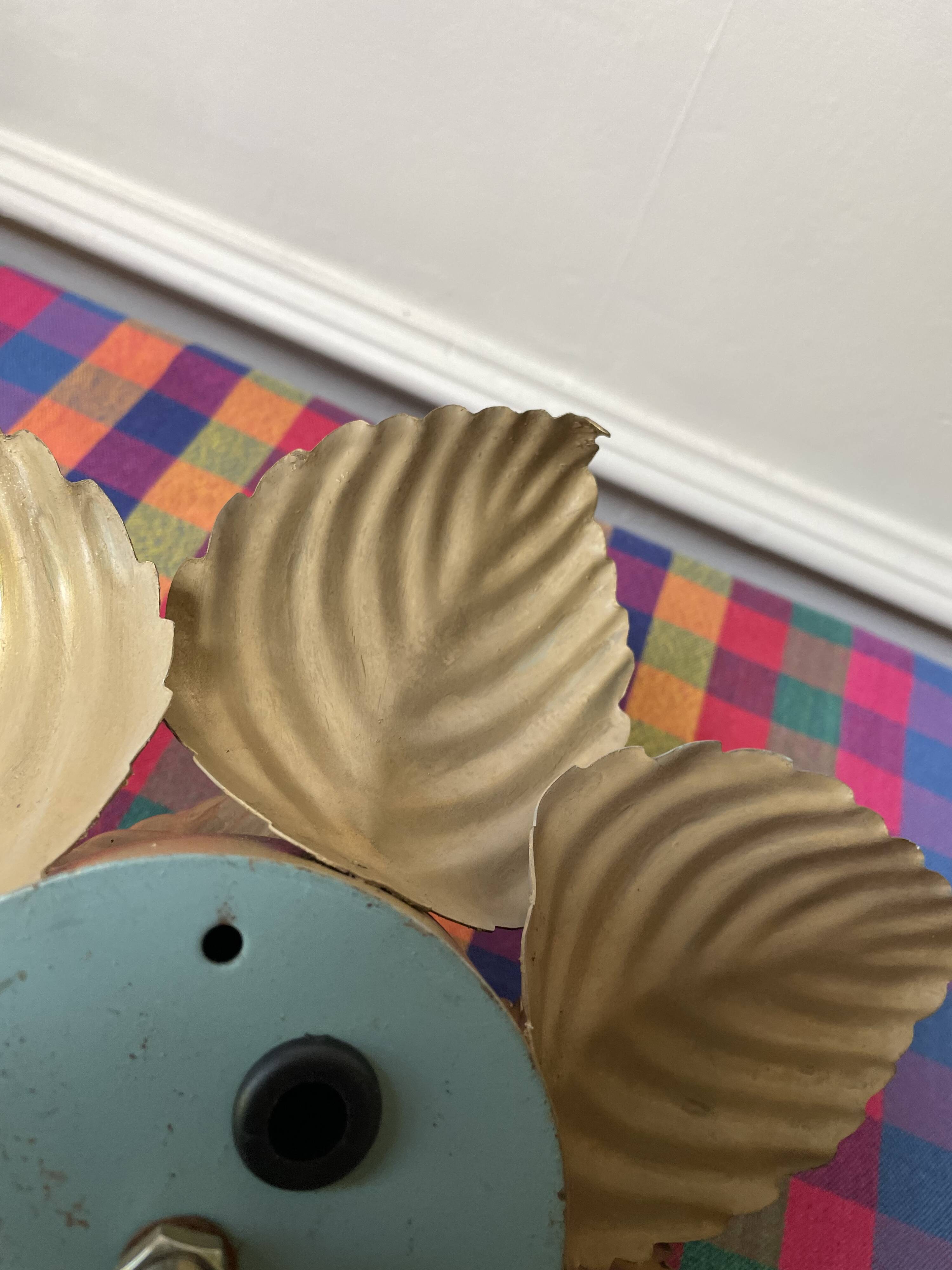 Masca golden flower wall light