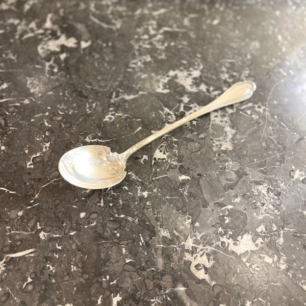 Salad cutlery, Alfénide, Christofle, Pompadour model