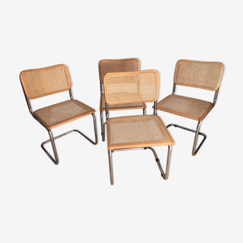 Suite de 4 chaises Marcel Breuer