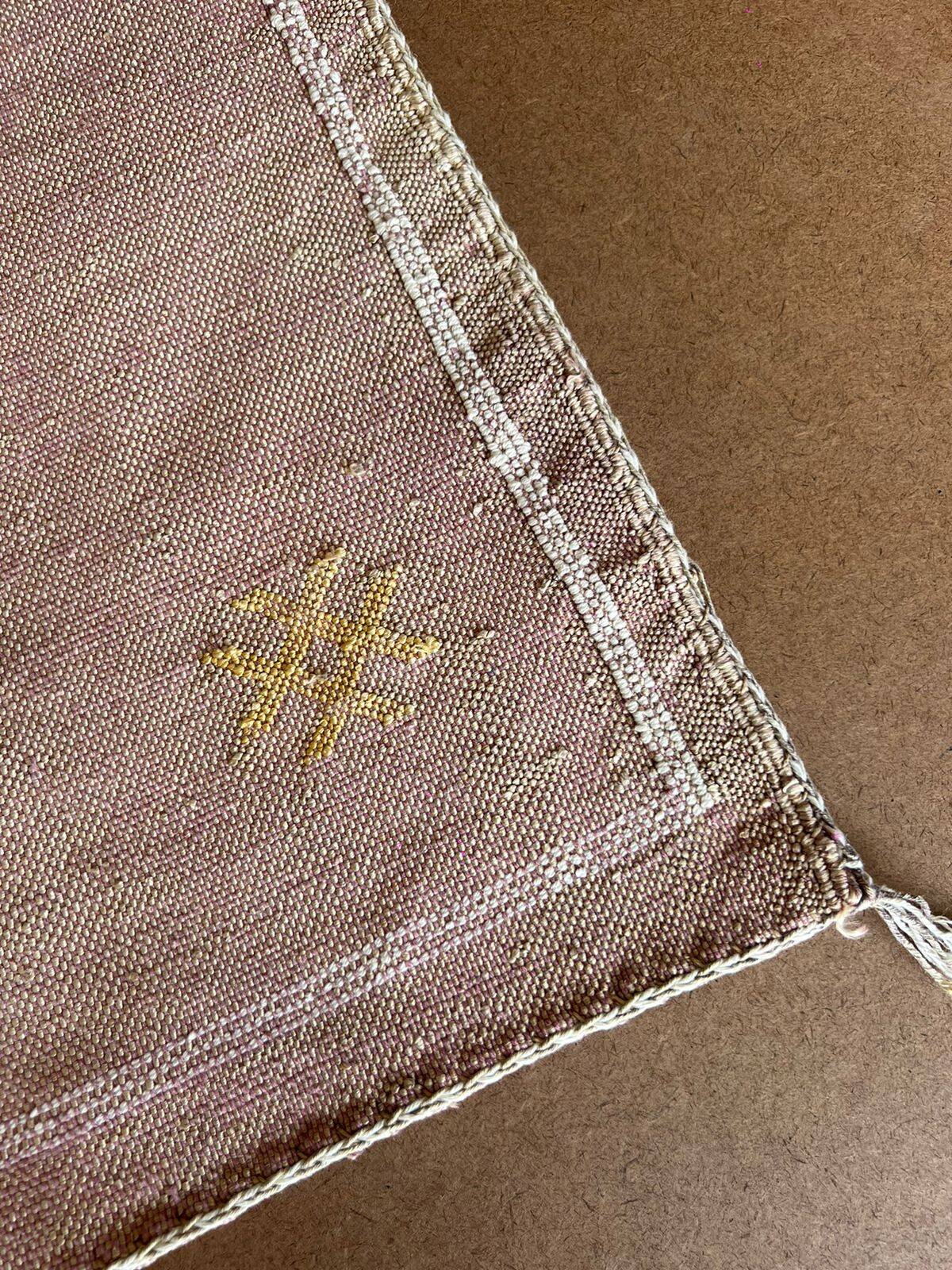 Cactus Silk Cushion Cover 60 x 40 cm eggplant color