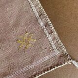 Cactus Silk Cushion Cover 60 x 40 cm eggplant color