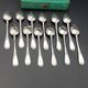 Box of 12 silver-plated metal teaspoons SFAM - Art Nouveau design (14.5)
