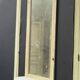 Napoleon III style mirror and woodwork console in 19th century patinated wood
