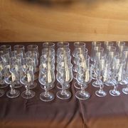 Service of 36 foot glasses "arcoroc" normandy model (made in france)