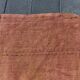 6x9 Turkish Vintage Kilim Rug, Terracotta Hand-Woven Minimalist Carpet