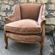 Louis XV style shepherdess armchair