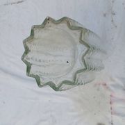 Vase année 60 en verre granité