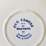 Soucoupe anglaise, Old Castle par Barrats of Staffordshire