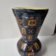 Large baluster vase in ceramic with vintage geometric patterns - pottery An