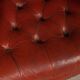 Stylish 20thc pair of english leather wing back armchairs c.1970
