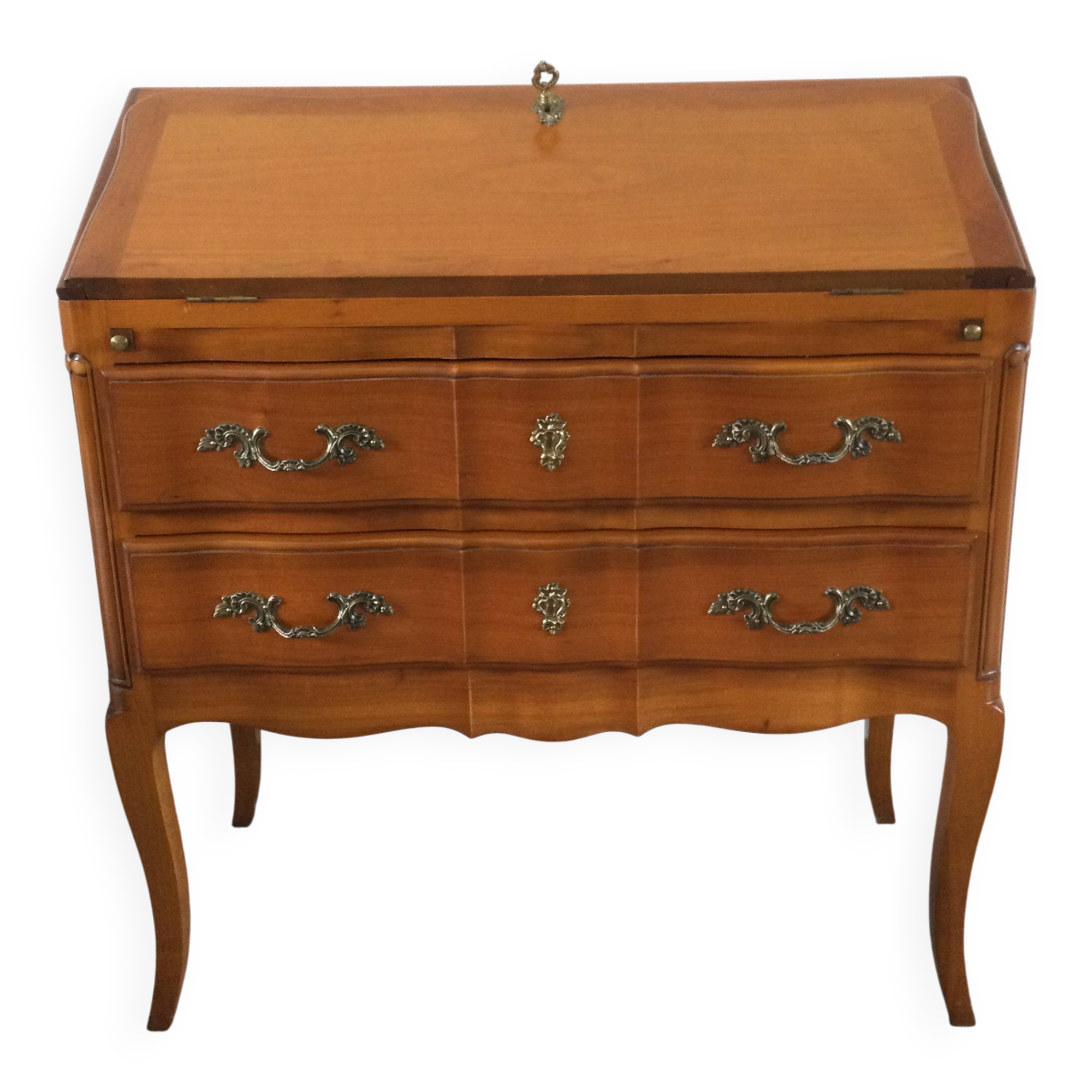 Bureau Dos d'âne En Merisier