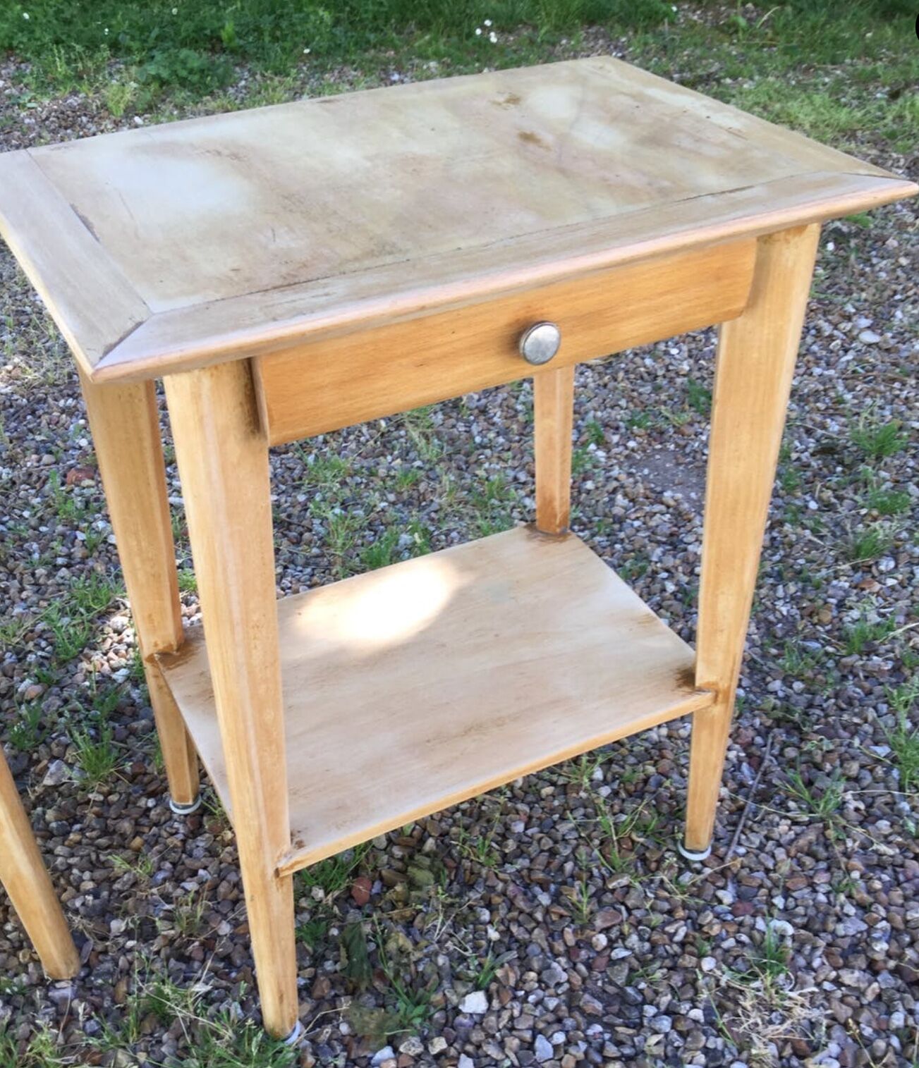 Pair of bedside vintage Scandinavian of the 1960s