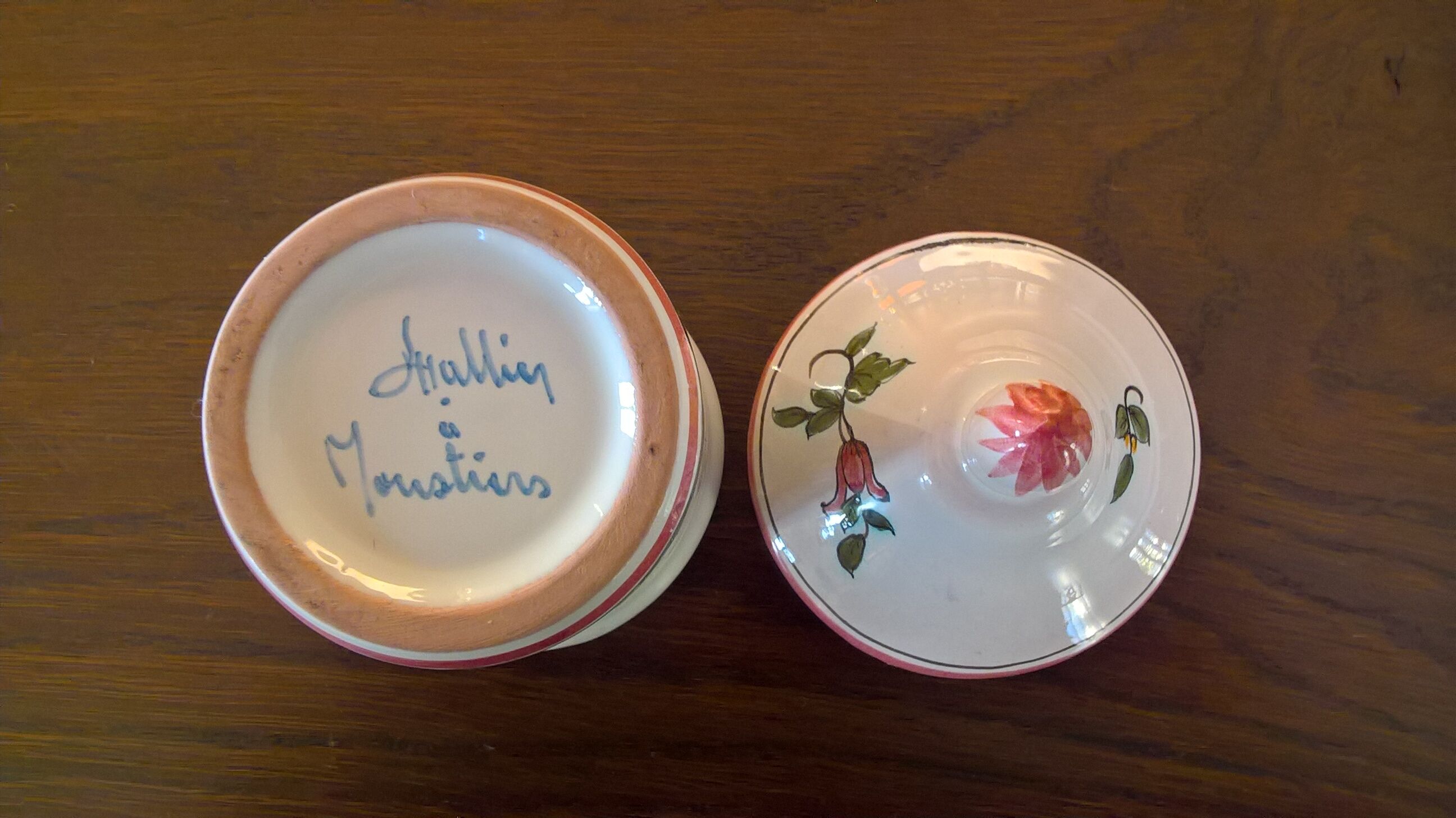 Lallier de Moustiers earthenware box