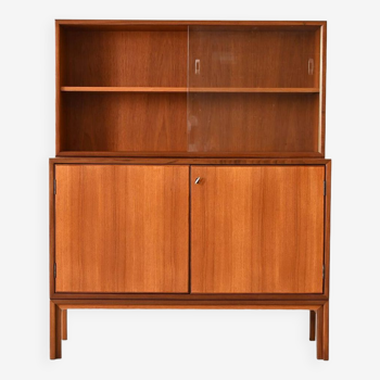 Scandinavian sideboard cabinet with display case