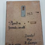 Carreau en céramique Ruscha Designer, années 1970.
