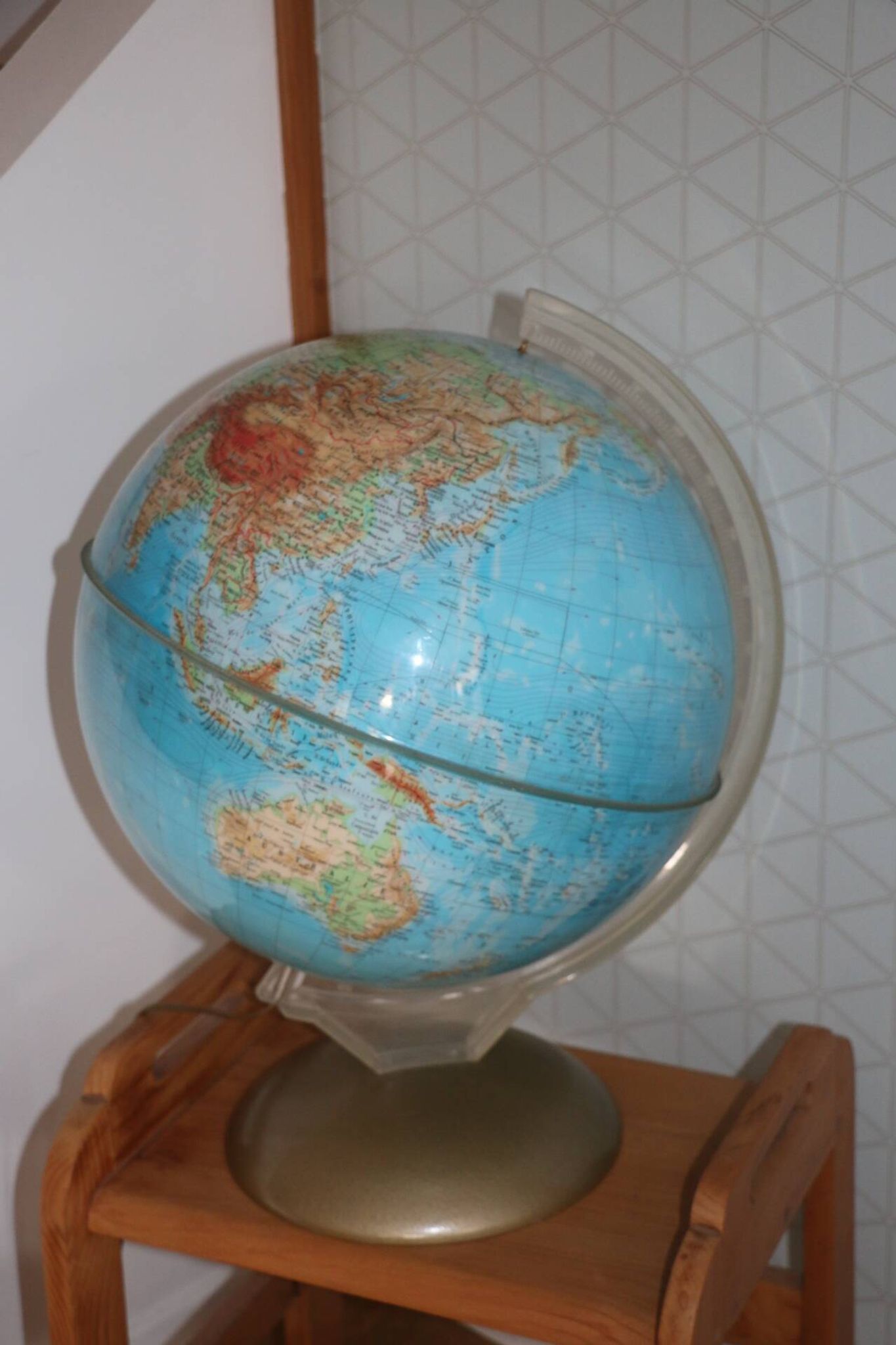 XXL Illuminated Globe Earth 1964