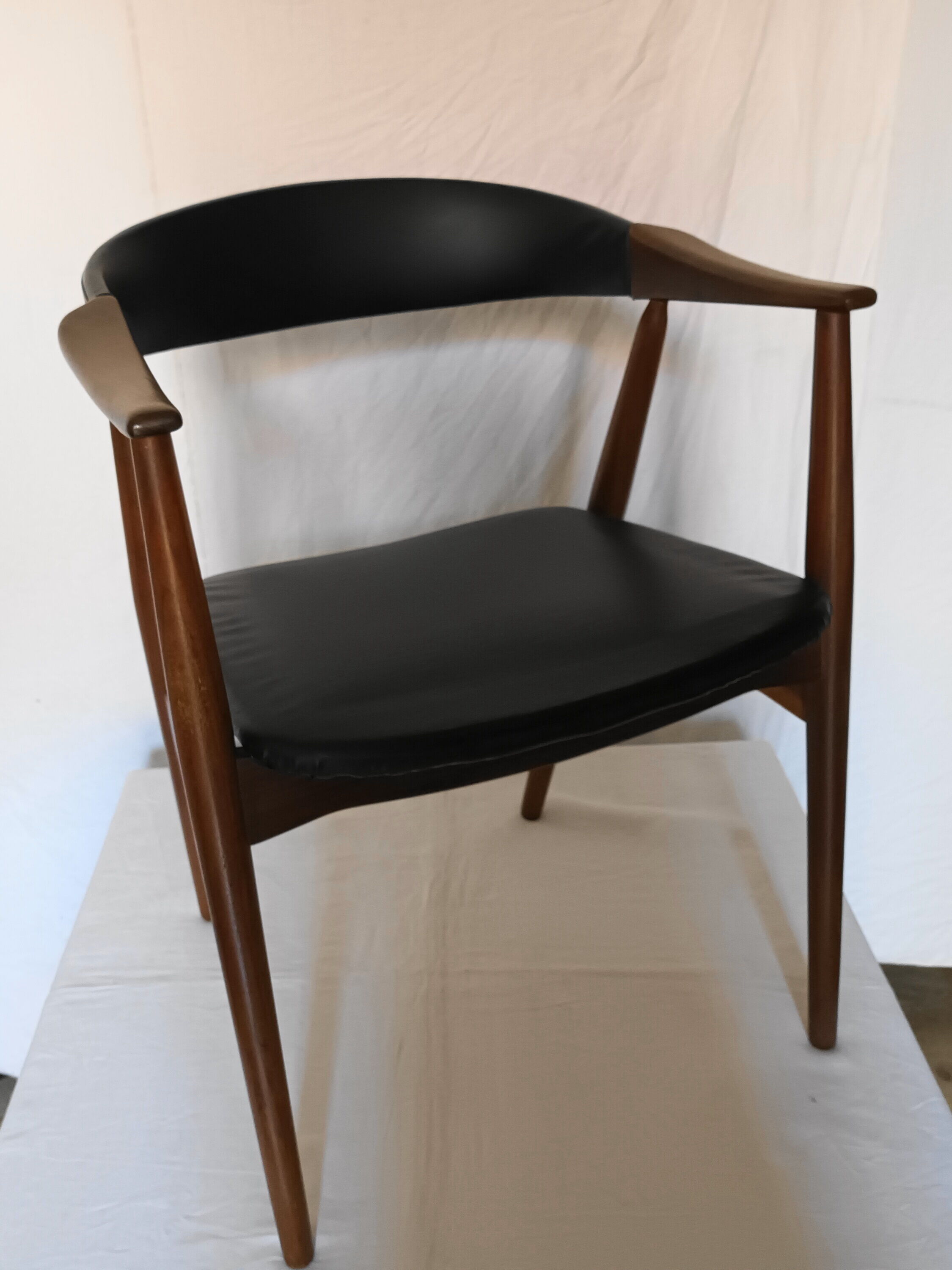 Danish desk chair in teak by Thomas Harlev, 60s