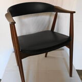 Danish desk chair in teak by Thomas Harlev, 60s