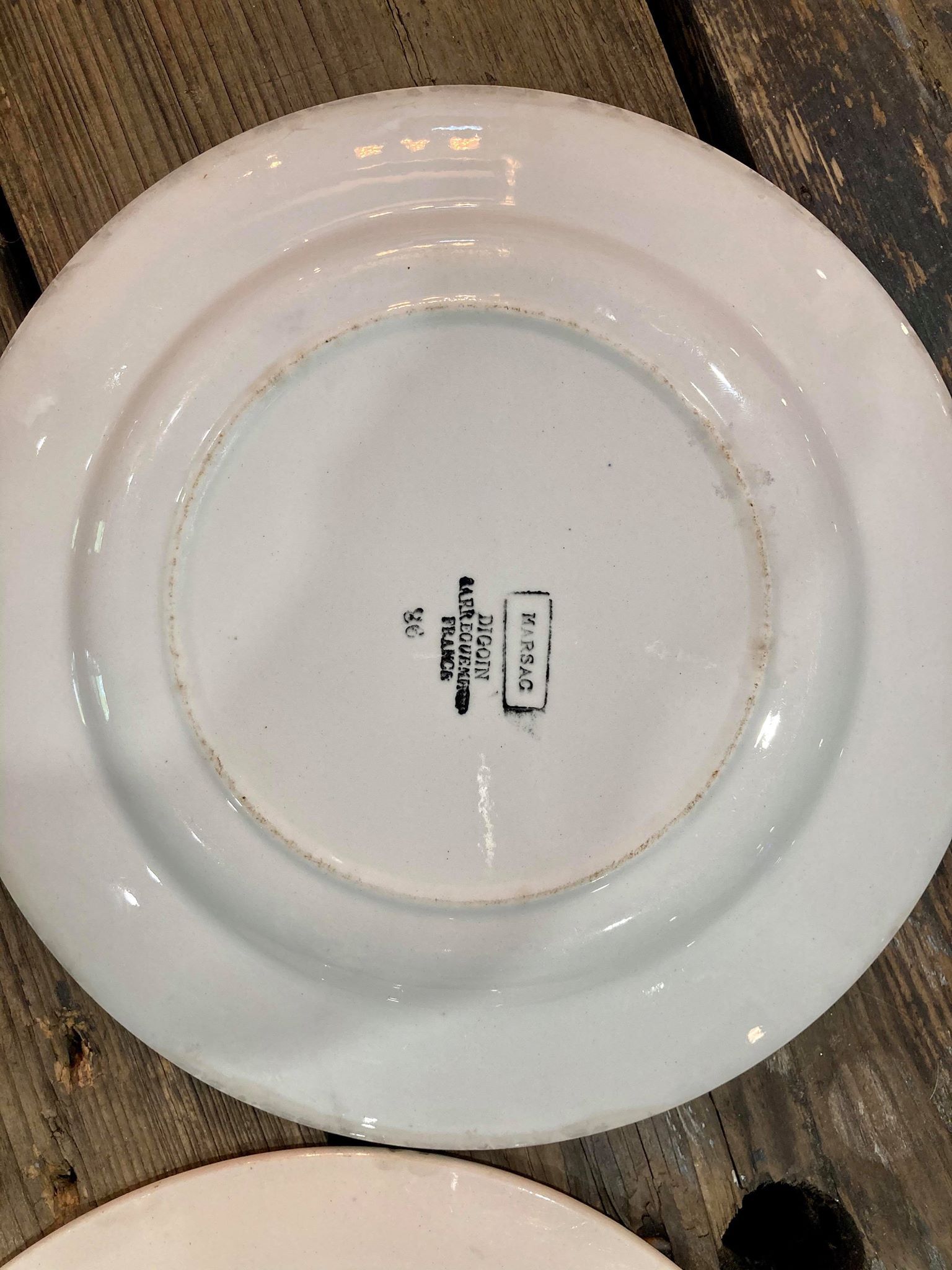 Plates Digoin Sarreguemines