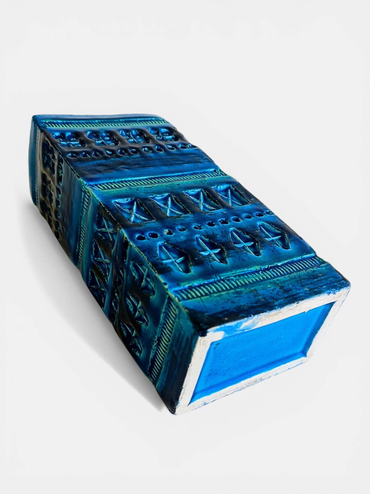 Aldo Londi for Bitossi “Rimini Blu” Etruscan Revival Ceramic Vase, 1960s