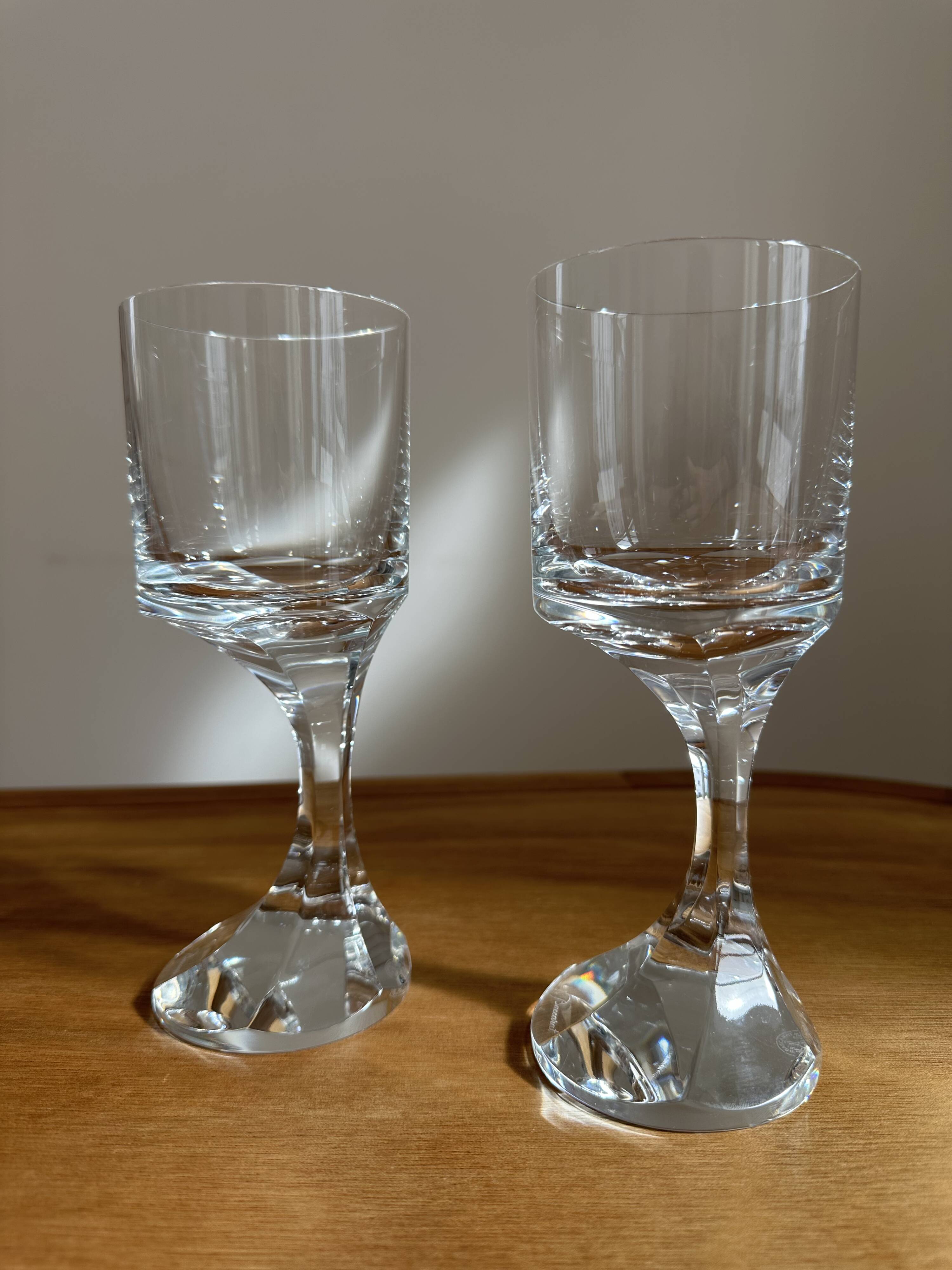 2x Verres à Pieds en Crystal "Narcisse" de Baccarat