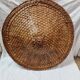 Braided Asian rattan hat from 1970