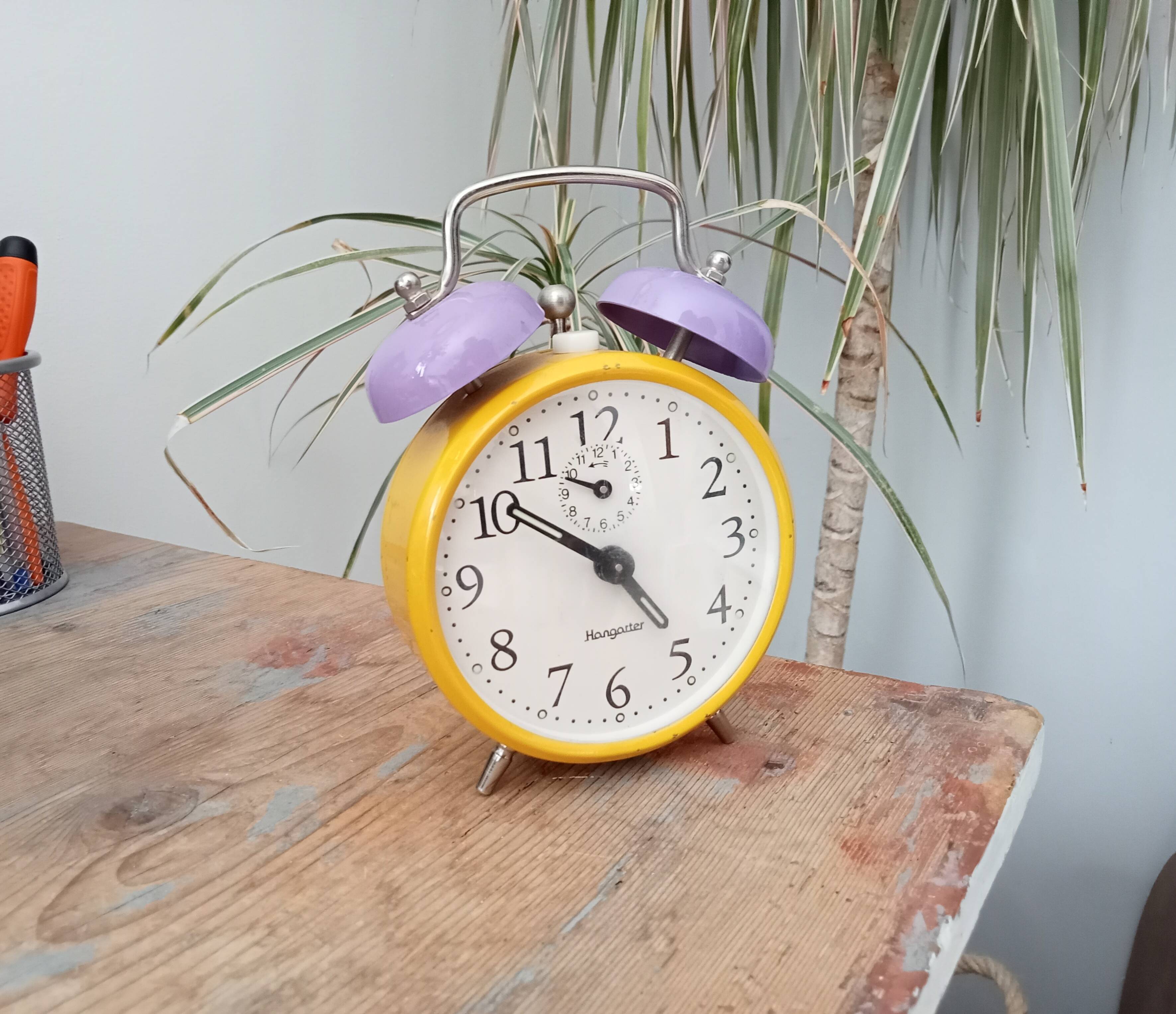 Vintage alarm clock Hangarter 70s/80s