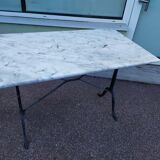 Marble bistro table