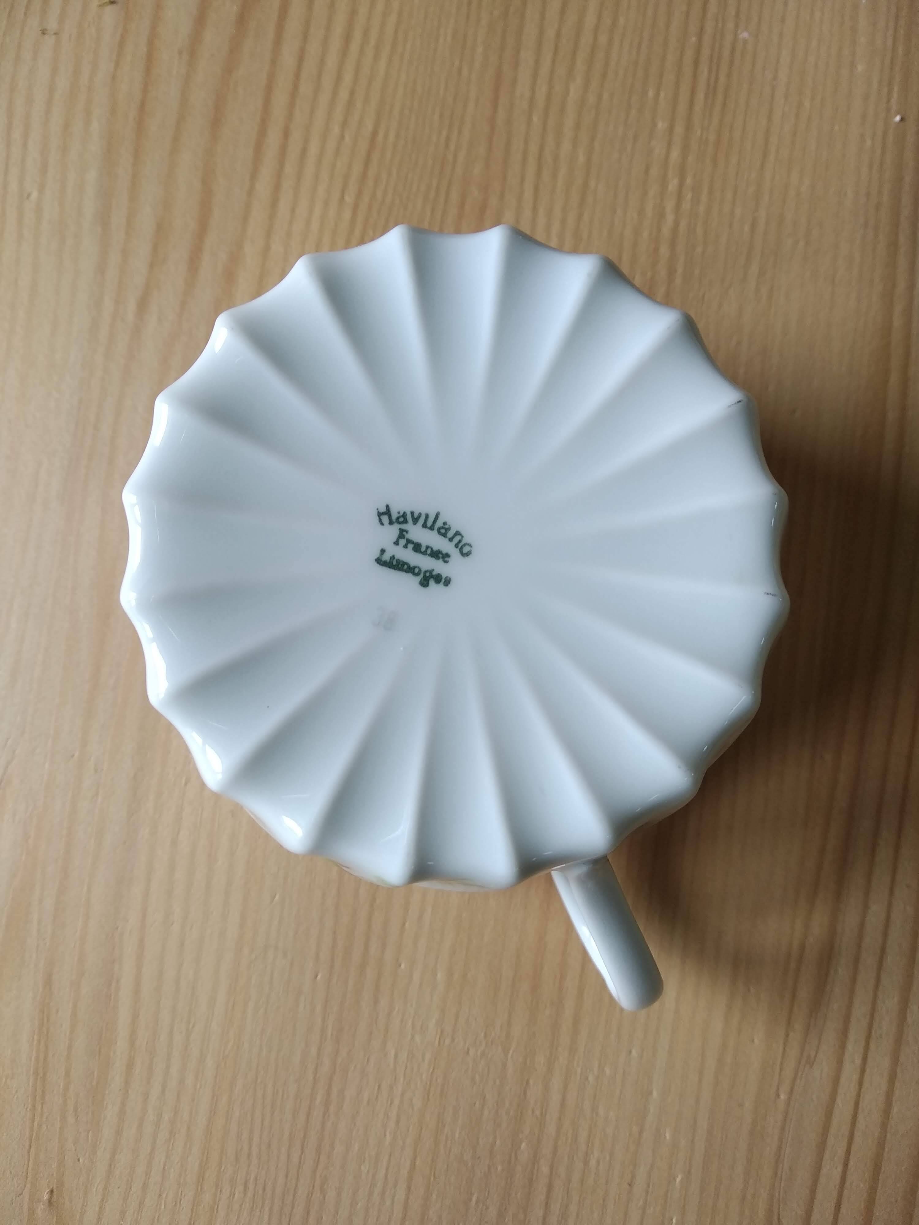 Service Havilland  Limoges Torse Feuilles d'automne 106 pièces