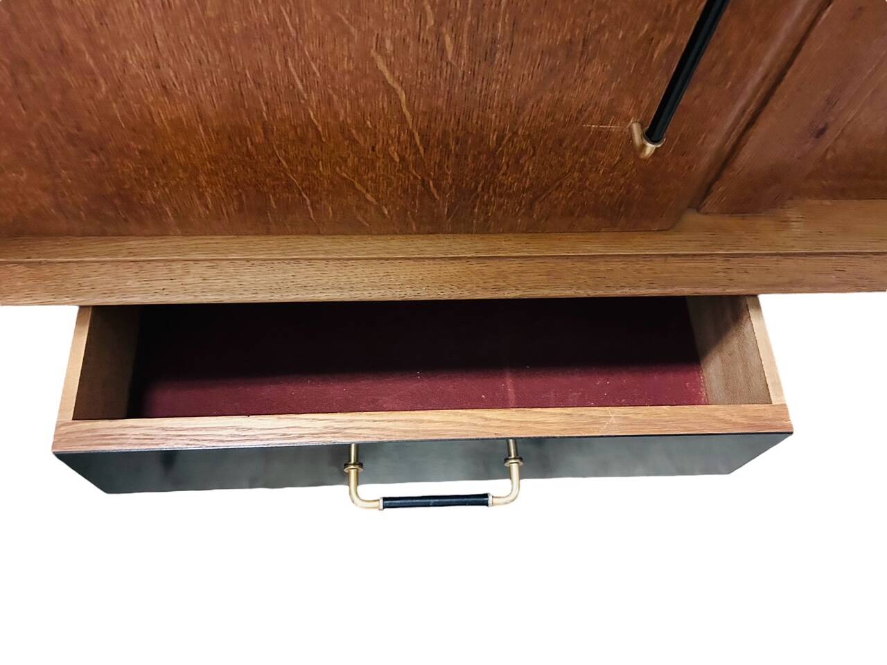 Oak sideboard with compass legs