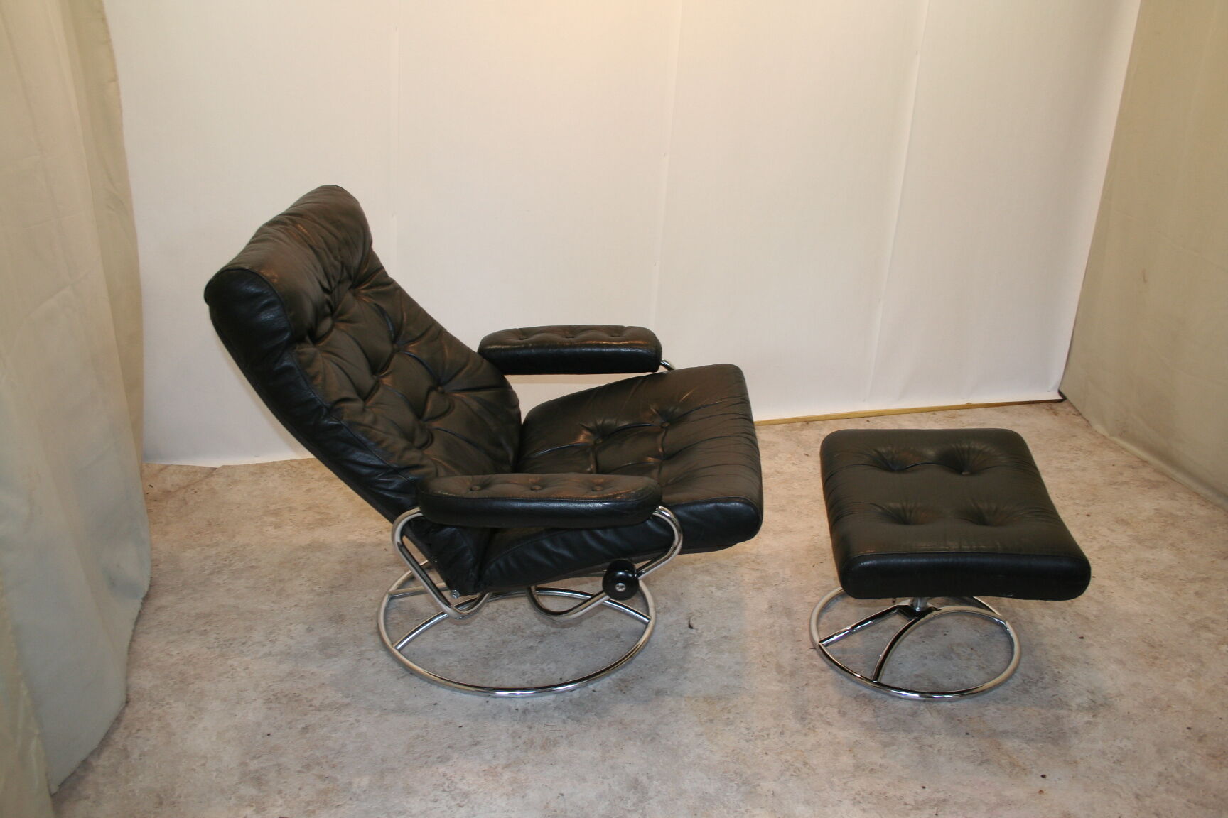 Vintage leather armchair